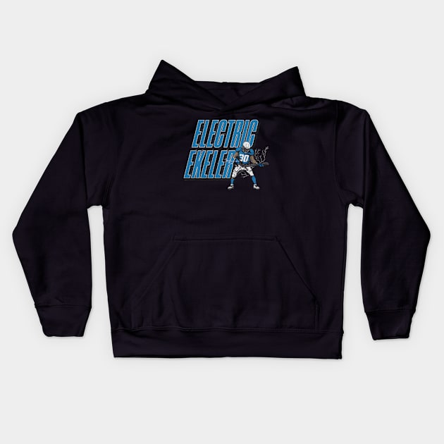 Austin Ekeler Electric Kids Hoodie by Ro Go Dan